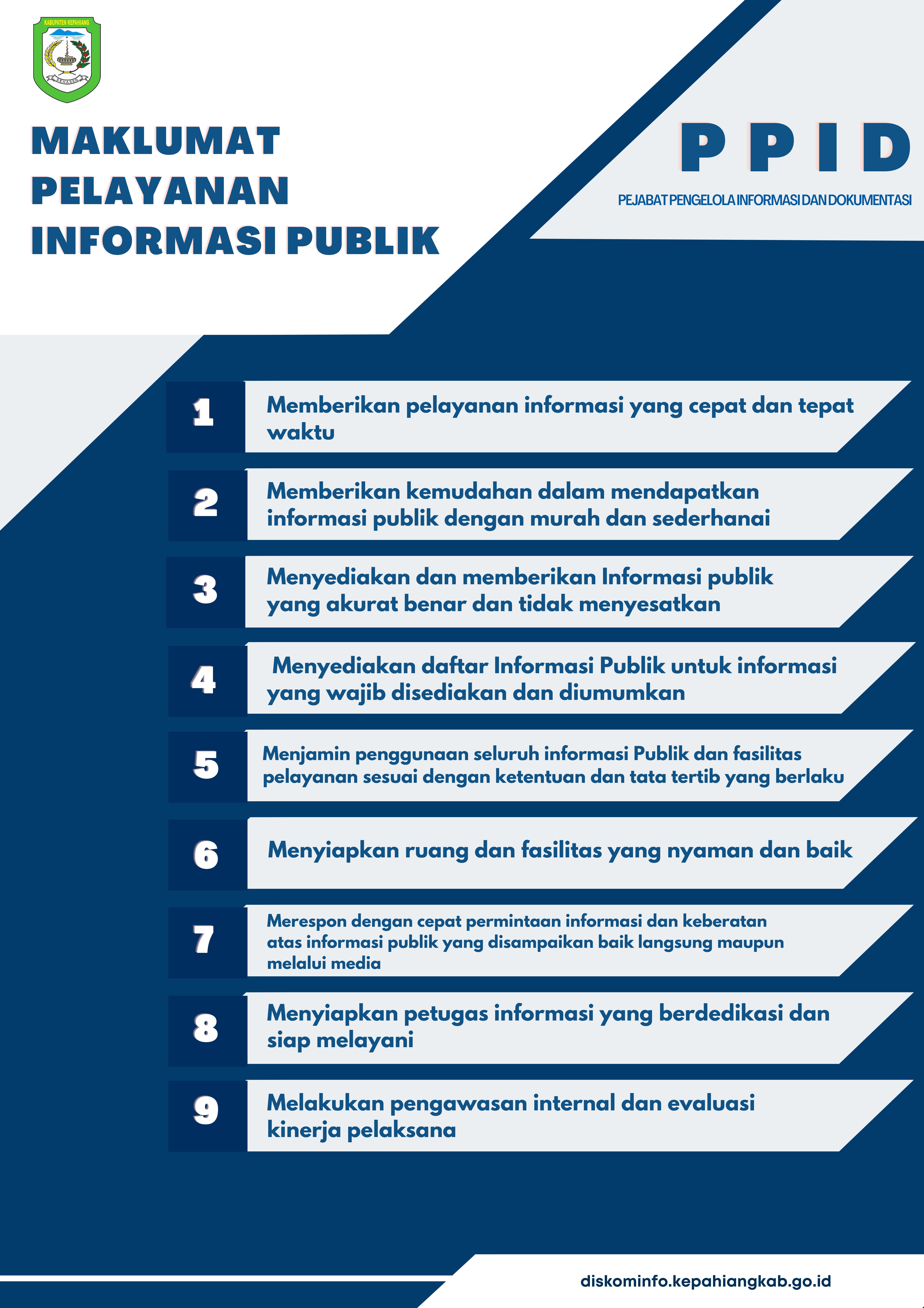 Maklumat Pelayanan Informasi Publik PPID Kabupaten Kepahiang